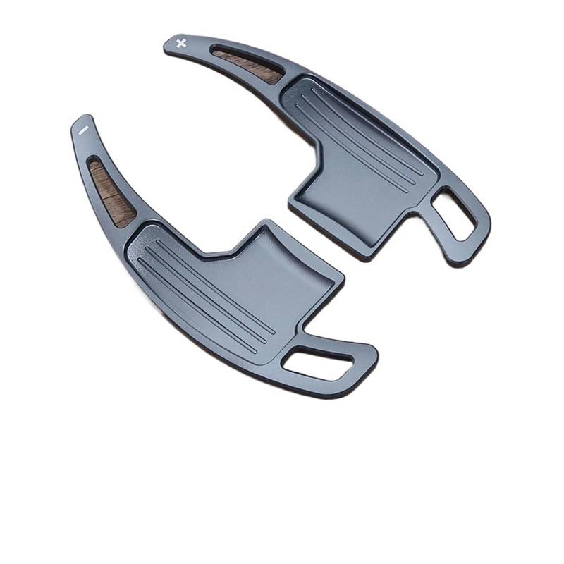 Schaltwippen Für Mustang 15-23 Lenkrad Schalthebel Paddle Verlängerung Aluminium Legierung Abdeckung Trim Auto Zubehör Auto Styling 1 Paar(Gray) von ETIGBG