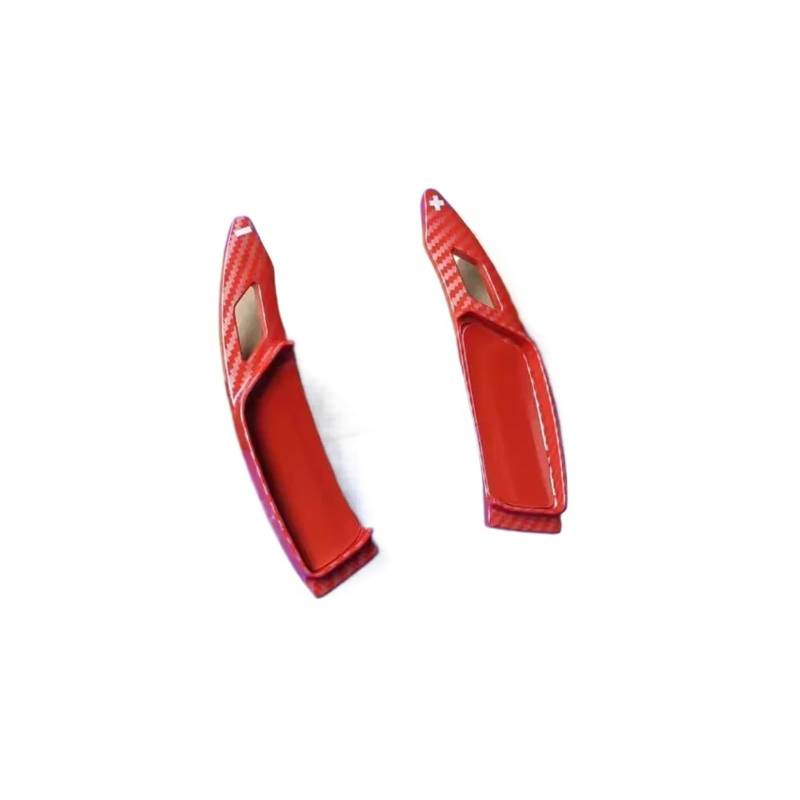Schaltwippen Für Peugeot 2008 508 4008 5008 Auto Lenkrad Schaltwippenhebel Innenausstattung Auto Schaltwippenzubehör Schwarz Carbon(Red) von ETIGBG
