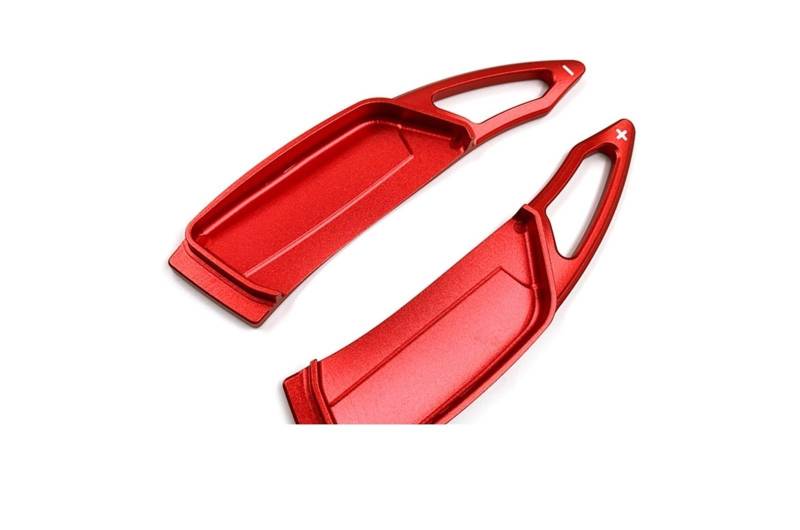 Schaltwippen Für Peugeot 3008 5008 Für GT 508L 4008 2017 2018 2019 1 Paar Auto Lenkrad Shift Paddle Shifter CNC Verlängerung Links Rechts(Red) von ETIGBG