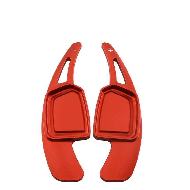 Schaltwippen Für Q4 Für Sportback Für Q6 Für E-tron Für Quattro Für F4 Für F4B Für F4N Für Electric 2021 2022 2023 Auto Lenkrad Paddle Shift Aufkleber(Red) von ETIGBG