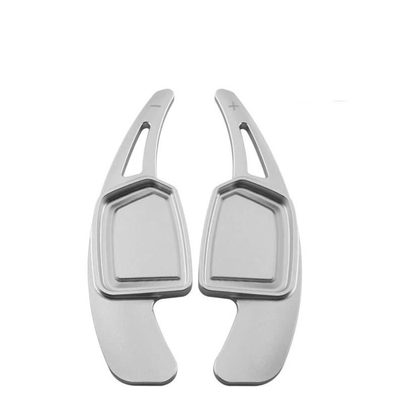 Schaltwippen Für Q4 Für Sportback Für Q6 Für E-tron Für Quattro Für F4 Für F4B Für F4N Für Electric 2021 2022 2023 Auto Lenkrad Paddle Shift Aufkleber(Silver) von ETIGBG