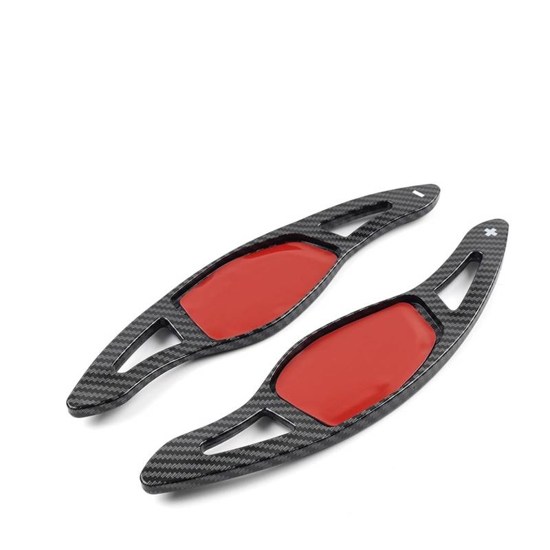 Schaltwippen Für R8 Für RS3 Für RS4 Für RS5 Für TT Für RS Für RS Für Q3 Für Q8 1 Paar Auto Lenkrad Schaltwippen Verlängerung(Carbon Fiber Black) von ETIGBG