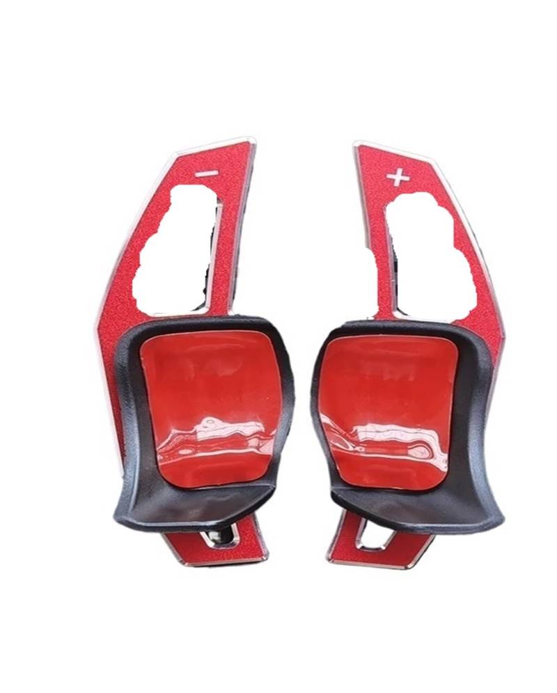 Schaltwippen Für VW Für Golf 5 6 Für Jetta Für Passat Für Sharan Für Tiguan Für MK6 Für GTI Für R Für MK5 B6 B7 Für CC Für Polo Lenkrad Paddelschaltung(For Type A Red) von ETIGBG