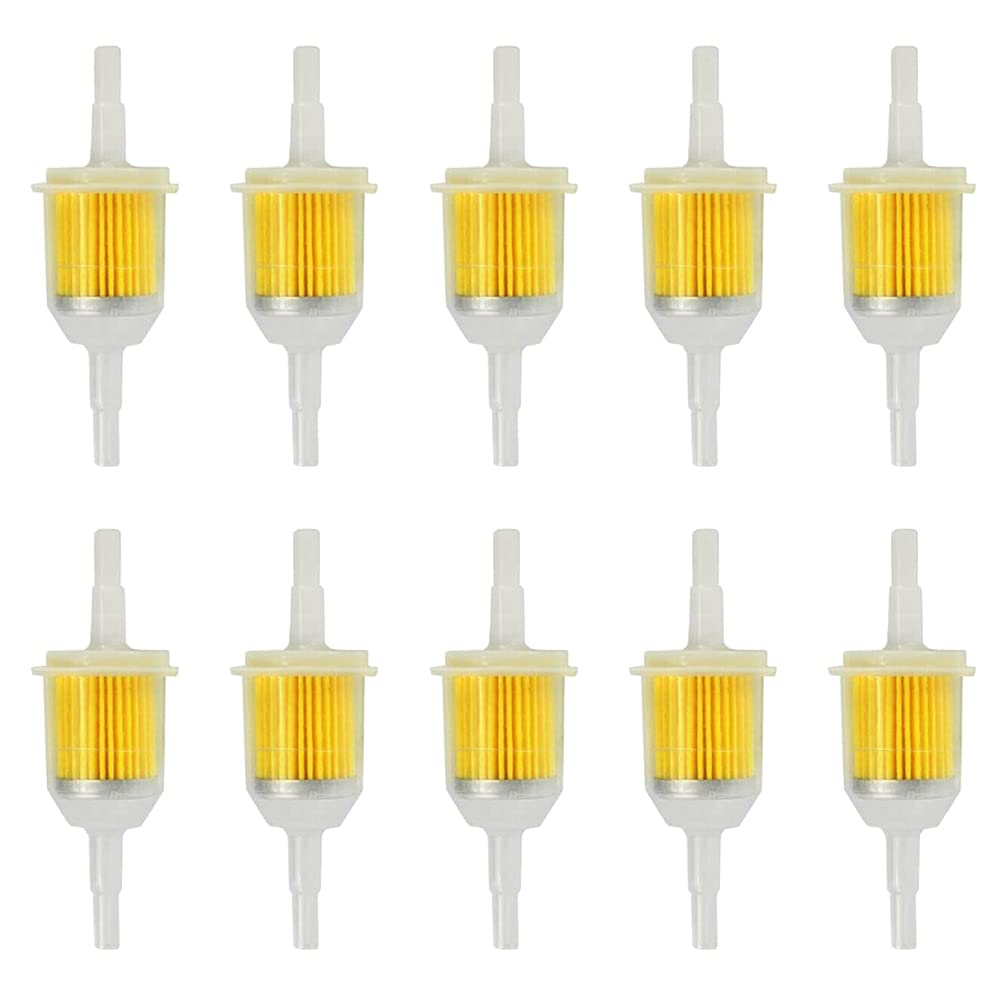 ETOPARS 10 Stück Benzinfilter Kraftstofffilter Universelle Motorrad Kraftstofffilter Gas Inline 6mm 8mm Kraftstoffschlauchfilter Motorroller Roller Rasenmäher ETOPARS 10 Stück Benzinfilter Kraftstofffilter Universelle Motorrad Kraftstofffilter Gas Inline 6mm 8mm Kraftstoffschlauchfilter Motorroller Roller Rasenmäher von ETOPARS