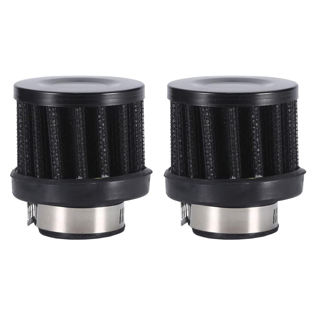 ETOPARS 2 STK Schwarz Motorrad Luftfilter Universeller Motorrad Lufteinlassfilter Kit 25mm Auto Ansaugluftfilter Luftfilterinduktion Vergaser Offroad ETOPARS 2 STK Schwarz Motorrad Luftfilter Universeller Motorrad Lufteinlassfilter Kit 25mm Auto Ansaugluftfilter Luftfilterinduktion Vergaser Offroad von ETOPARS
