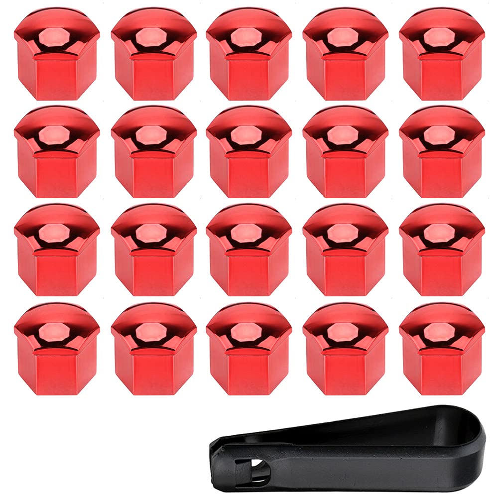 ETOPARS 20 Stück 19mm Auto Radmutterkappen Radschrauben Kappen Universal Reifen Mutter Abdeckungen Radmuttern mit Entfernung Werkzeug Rot ETOPARS 20 Stück 19mm Auto Radmutterkappen Radschrauben Kappen Universal Reifen Mutter Abdeckungen Radmuttern mit Entfernung Werkzeug Rot von ETOPARS