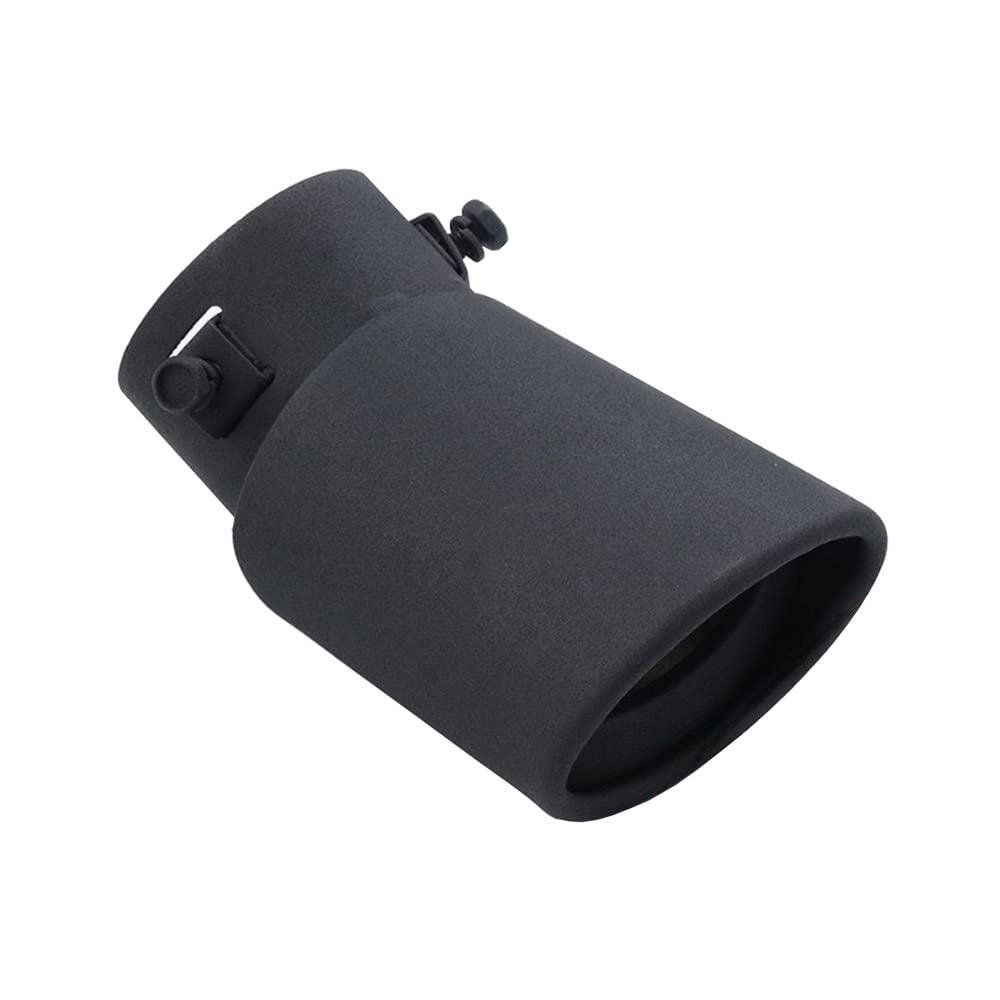 ETOPARS 63mm Auspuffblende Auto Universell Auspuff Schalldämpfer Endrohr Edelstahl Auspuffrohr Endschalldämpfer Auspuffendrohr Einzelne Auslass Biegen Schwarz ETOPARS 63mm Auspuffblende Auto Universell Auspuff Schalldämpfer Endrohr Edelstahl Auspuffrohr Endschalldämpfer Auspuffendrohr Einzelne Auslass Biegen Schwarz von ETOPARS