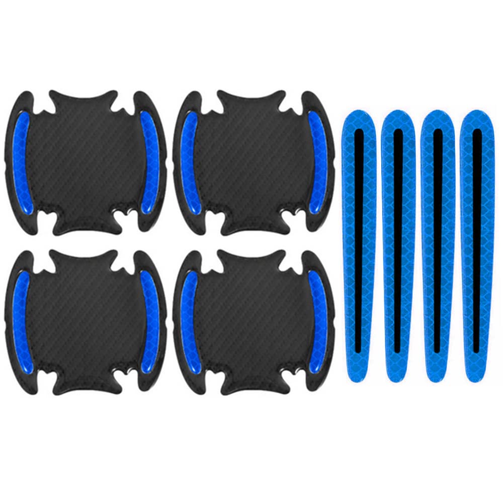 ETOPARS 8 Stück Reflektierende Auto Türgriff Aufkleber Blau Karbonfaser Autotürgriff Lackkratzschutz Kratzer Schutzfolie Pad Sicherheit Streifen Abdeckung ETOPARS 8 Stück Reflektierende Auto Türgriff Aufkleber Blau Karbonfaser Autotürgriff Lackkratzschutz Kratzer Schutzfolie Pad Sicherheit Streifen Abdeckung von ETOPARS