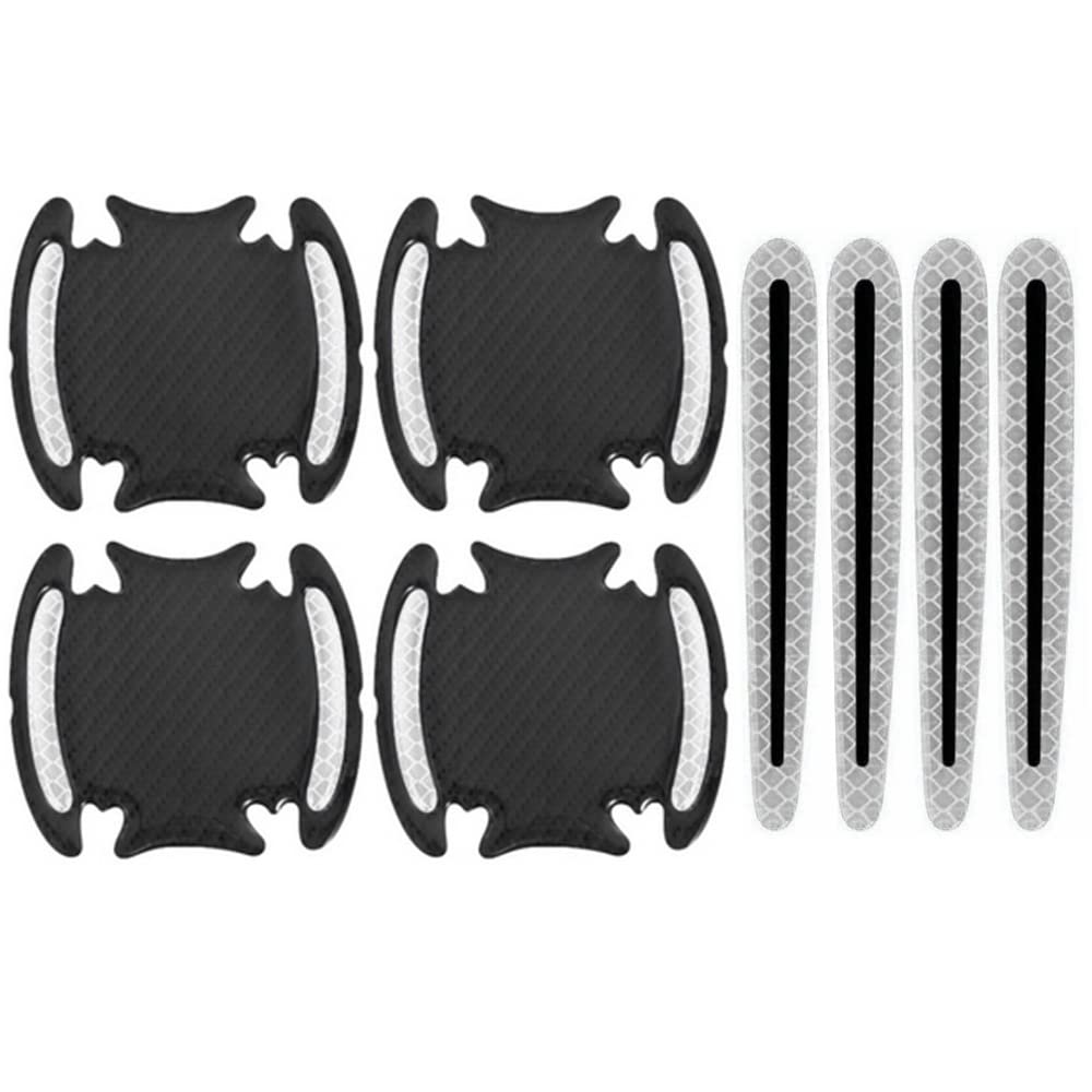 ETOPARS 8 Stück Reflektierende Auto Türgriff Aufkleber Weiß Karbonfaser Autotürgriff Lackkratzschutz Kratzer Schutzfolie Pad Sicherheit Streifen Abdeckung ETOPARS 8 Stück Reflektierende Auto Türgriff Aufkleber Weiß Karbonfaser Autotürgriff Lackkratzschutz Kratzer Schutzfolie Pad Sicherheit Streifen Abdeckung von ETOPARS