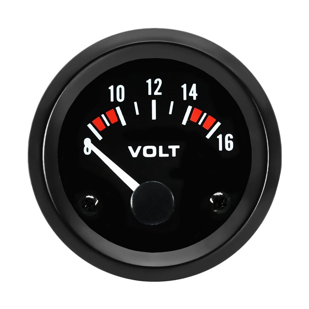 ETOPARS Kfz Auto Spannungsanzeige 2" 52mm Auto Spannungsmesser Messgerät Motor Voltmeter Zeiger Anzeige Spannungs Fahrzeug Weiß Lichtanzeige Instrument ETOPARS Kfz Auto Spannungsanzeige 2" 52mm Auto Spannungsmesser Messgerät Motor Voltmeter Zeiger Anzeige Spannungs Fahrzeug Weiß Lichtanzeige Instrument von ETOPARS