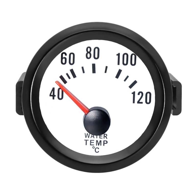 ETOPARS Universelle Kfz Auto Wassertemperaturanzeige 2Zoll 52mm Auto Wassertemperatur Messgerät Celsius Motor Wasser Temperatur Zeiger Anzeige Blau Lichtanzeige Instrument von ETOPARS