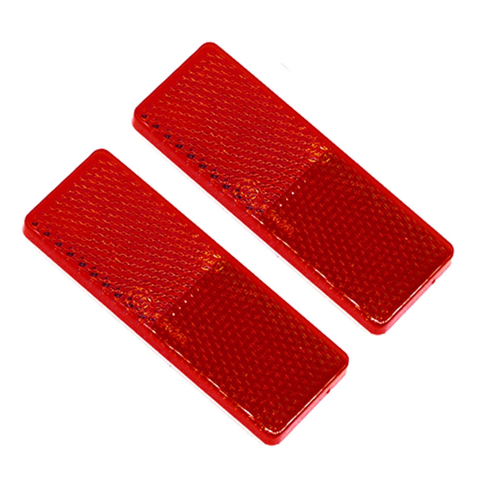 ETUKER 2er Pack reflektor,Anhänger Rechteckig Rückstrahler, Rücklicht Streuscheiben Reflektor,Reflektoren für Torpfosten für Wohnwagen/LKW/Anhänger/Boot/Motorradzaun Torpfosten ETUKER 2er Pack reflektor,Anhänger Rechteckig Rückstrahler, Rücklicht Streuscheiben Reflektor,Reflektoren für Torpfosten für Wohnwagen/LKW/Anhänger/Boot/Motorradzaun Torpfosten von ETUKER