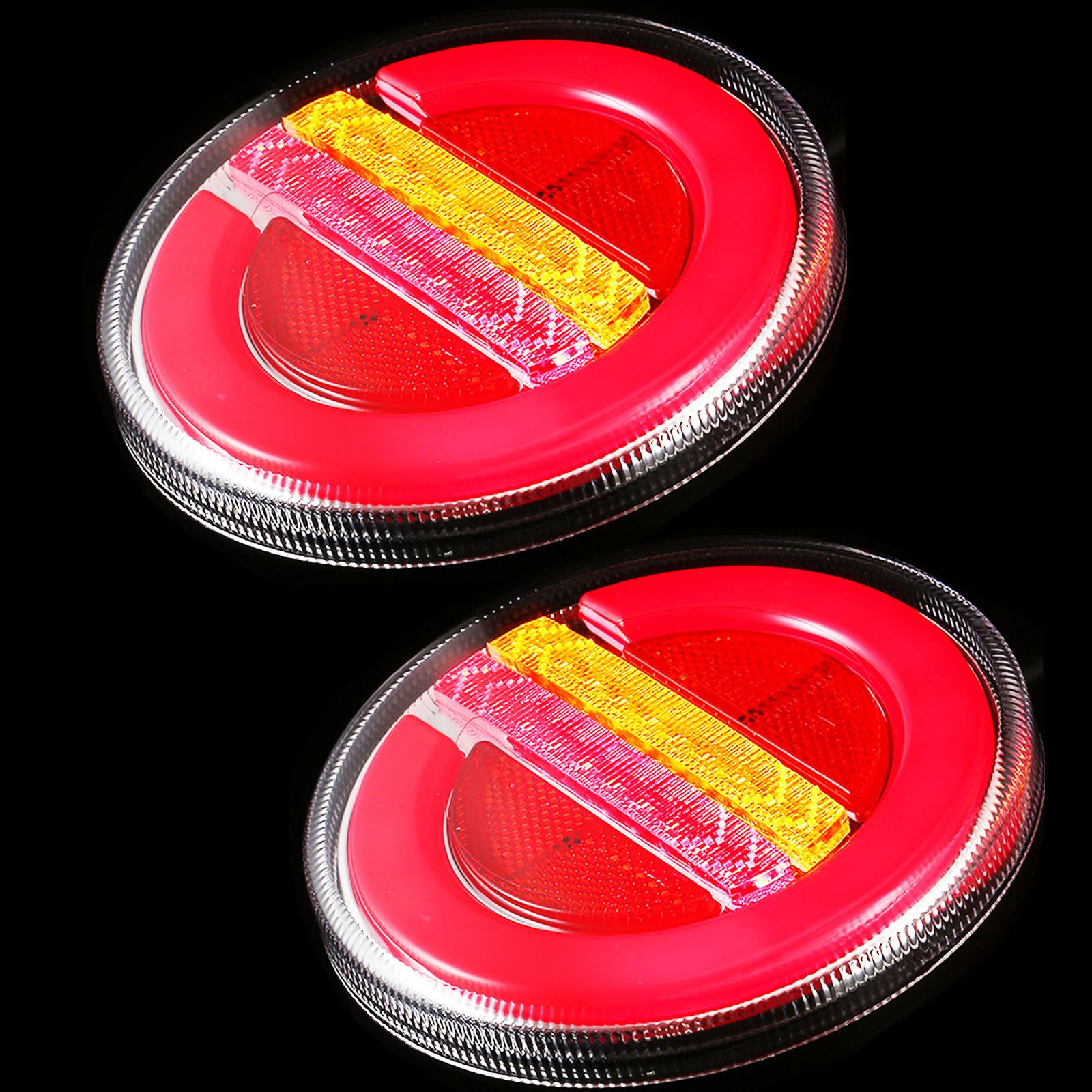 ETUKER 2x Anhänger Rückleuchten Led 4Funktion 12/24V LED Wasserdicht ECE R10 EMC Anhänger Humbaur Rücklicht für PKW Traktor Landwirtschaftliches KFZ Caravan ETUKER 2x Anhänger Rückleuchten Led 4Funktion 12/24V LED Wasserdicht ECE R10 EMC Anhänger Humbaur Rücklicht für PKW Traktor Landwirtschaftliches KFZ Caravan von ETUKER