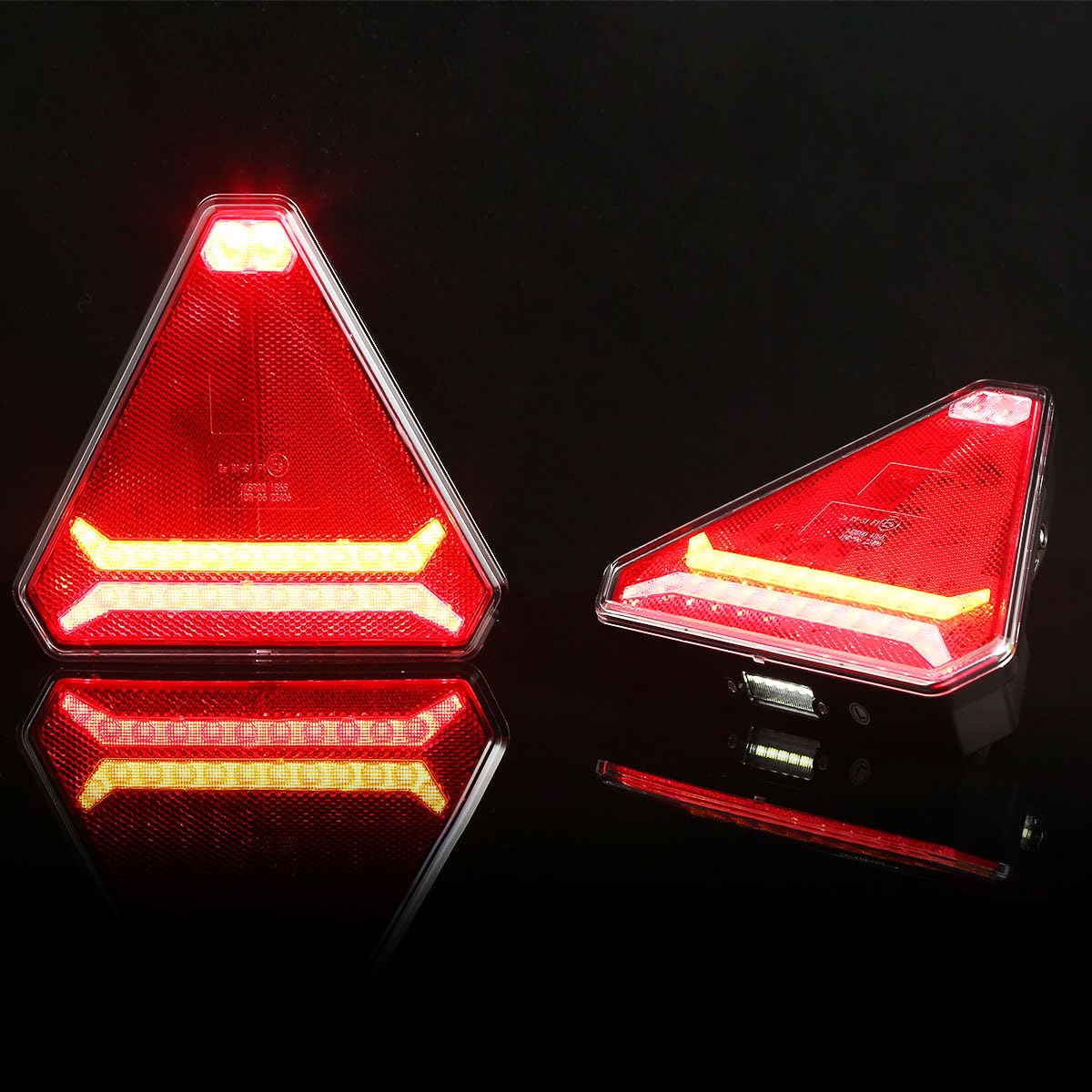 ETUKER 2x Anhänger Rückleuchten Led 6Funktion 12v24v Wasserdicht ECE R10 EMC LED Nebelschlussleuchten Rot für PKW Traktor Landwirtschaftliches KFZ Caravan Reflektor Rotes Dreieck ETUKER 2x Anhänger Rückleuchten Led 6Funktion 12v24v Wasserdicht ECE R10 EMC LED Nebelschlussleuchten Rot für PKW Traktor Landwirtschaftliches KFZ Caravan Reflektor Rotes Dreieck von ETUKER