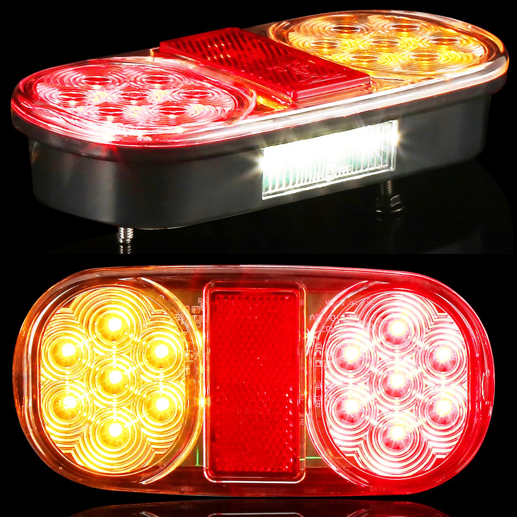 ETUKER 2xAnhängerbeleuchtung Rückleuchten Anhänger LED BegrenzungsleuchteAnhänger Beleuchtung 12V 5Funktion Wasserdicht Zulassung ETUKER 2xAnhängerbeleuchtung Rückleuchten Anhänger LED BegrenzungsleuchteAnhänger Beleuchtung 12V 5Funktion Wasserdicht Zulassung von ETUKER