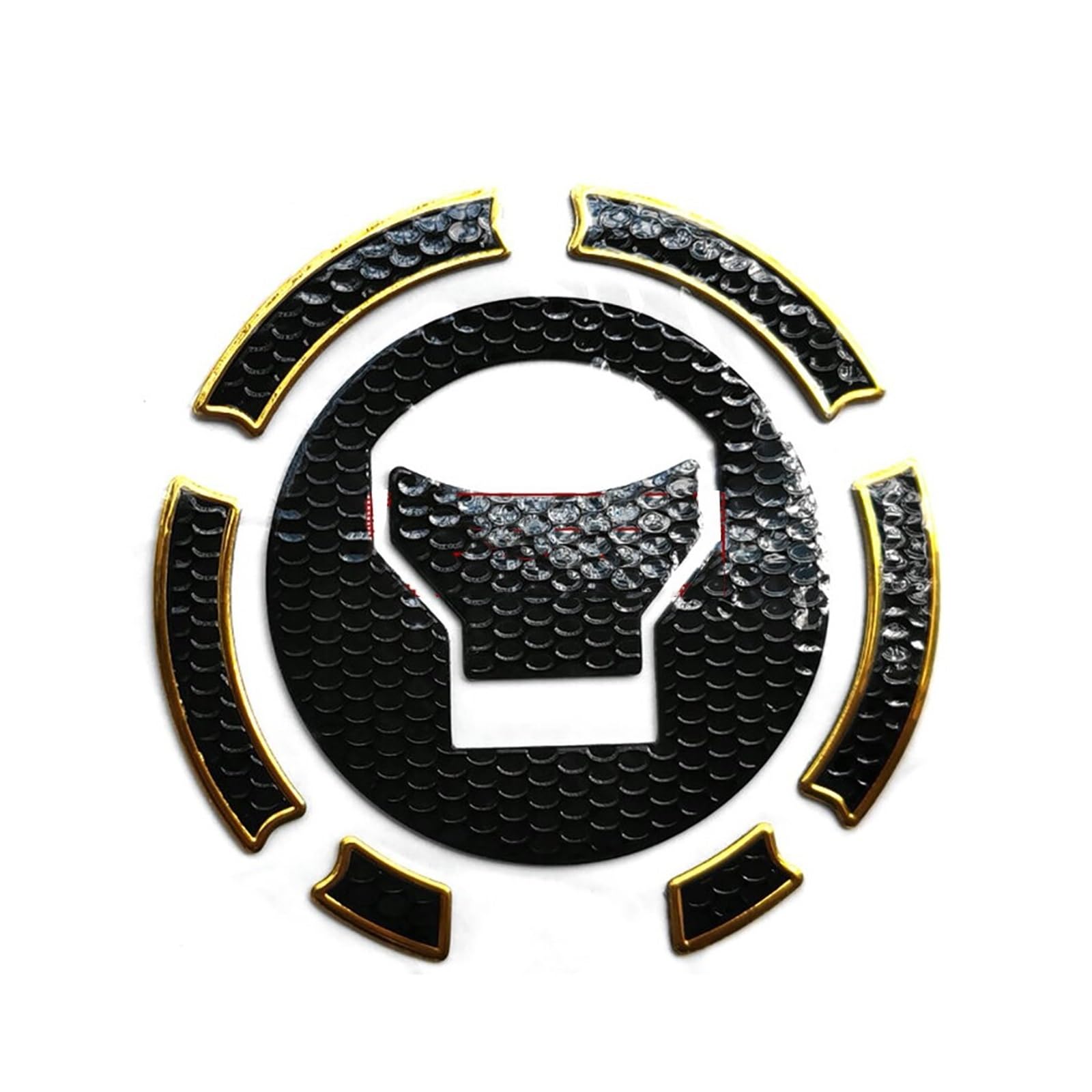 Motorrad 3D Kraftstoff Tank Aufkleber Abdeckung Pad Aufkleber Gas Öl Kappe Schutz Für Ho&nda CB650R/F CBR650R/F VFR800 CBR500R CB500F CB500X Motorradaufkleber (Color : 2) von ETloe