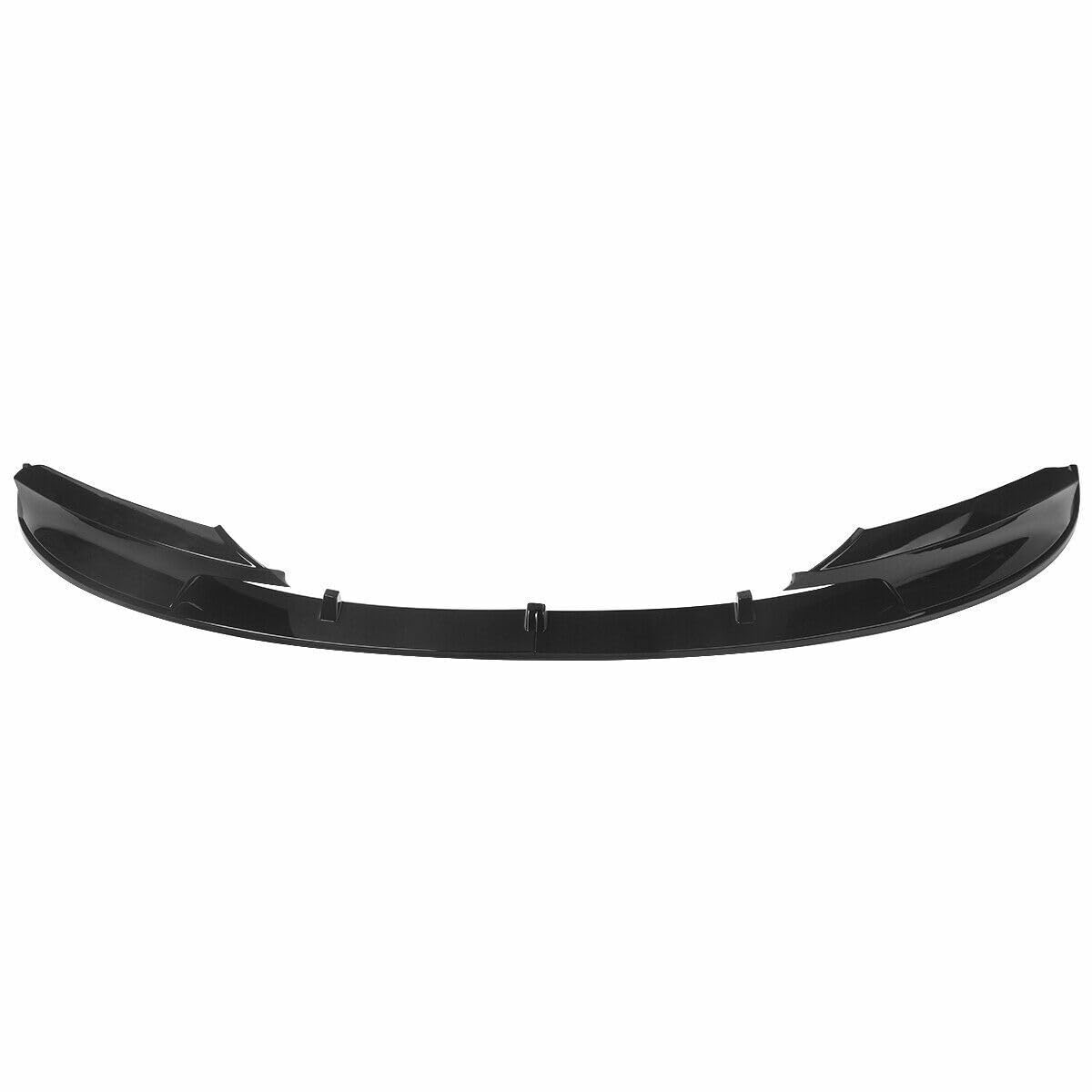 Frontlippen-Spoiler für BMW F30, F31, 3er-Serie, M-Stil, glänzend, schwarz, Baujahr 12–2018 von EU AUTO PARTS LTD