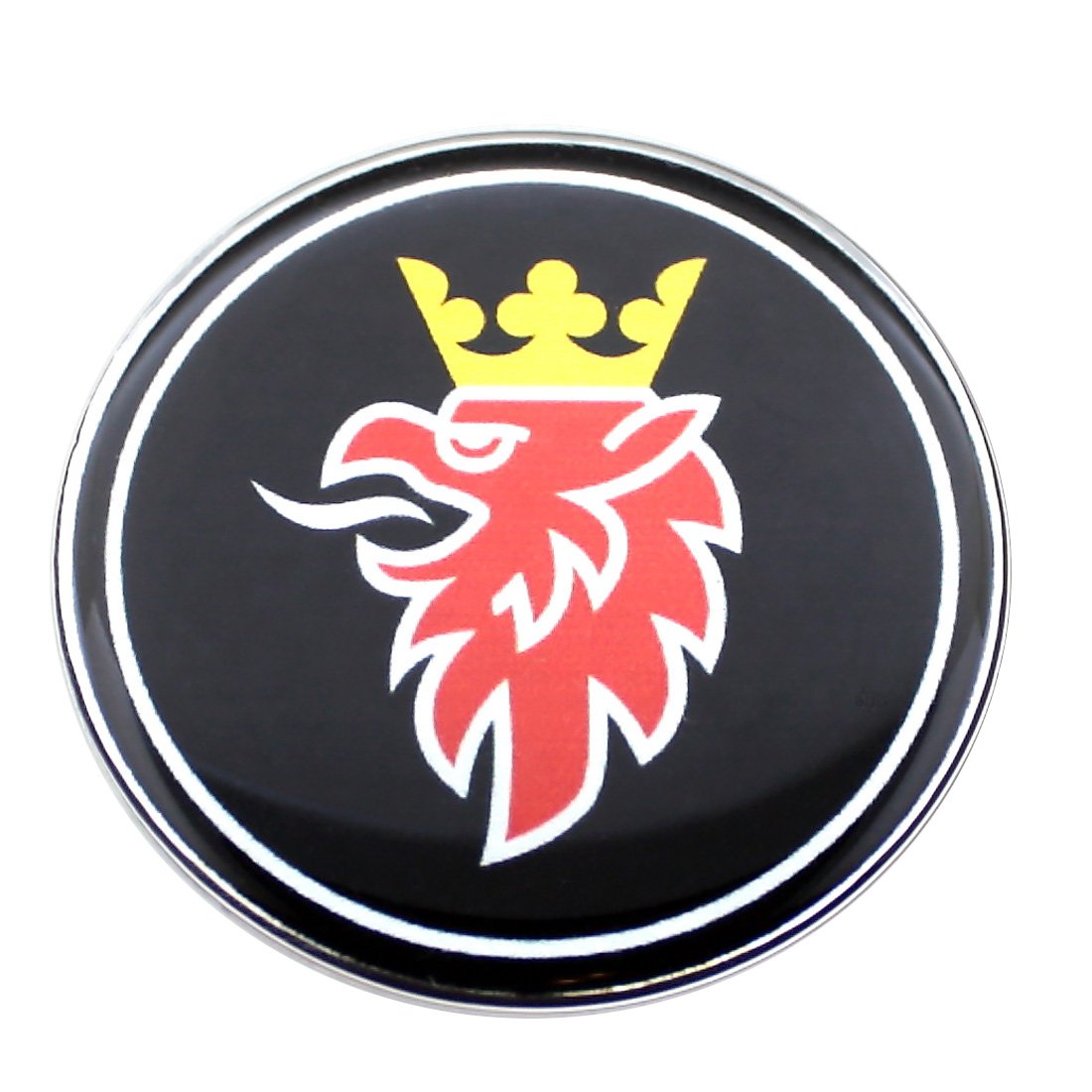 EU-Decals 63,5 mm schwarzer Griffin SAAB Chrom Motorhaube Haube Kofferraum Luke Abzeichen Emblem Gewölbt 3D Aufkleber Selbstklebende Rückseite 9-3 EU-Decals 63,5 mm schwarzer Griffin SAAB Chrom Motorhaube Haube Kofferraum Luke Abzeichen Emblem Gewölbt 3D Aufkleber Selbstklebende Rückseite 9-3 von EU-Decals
