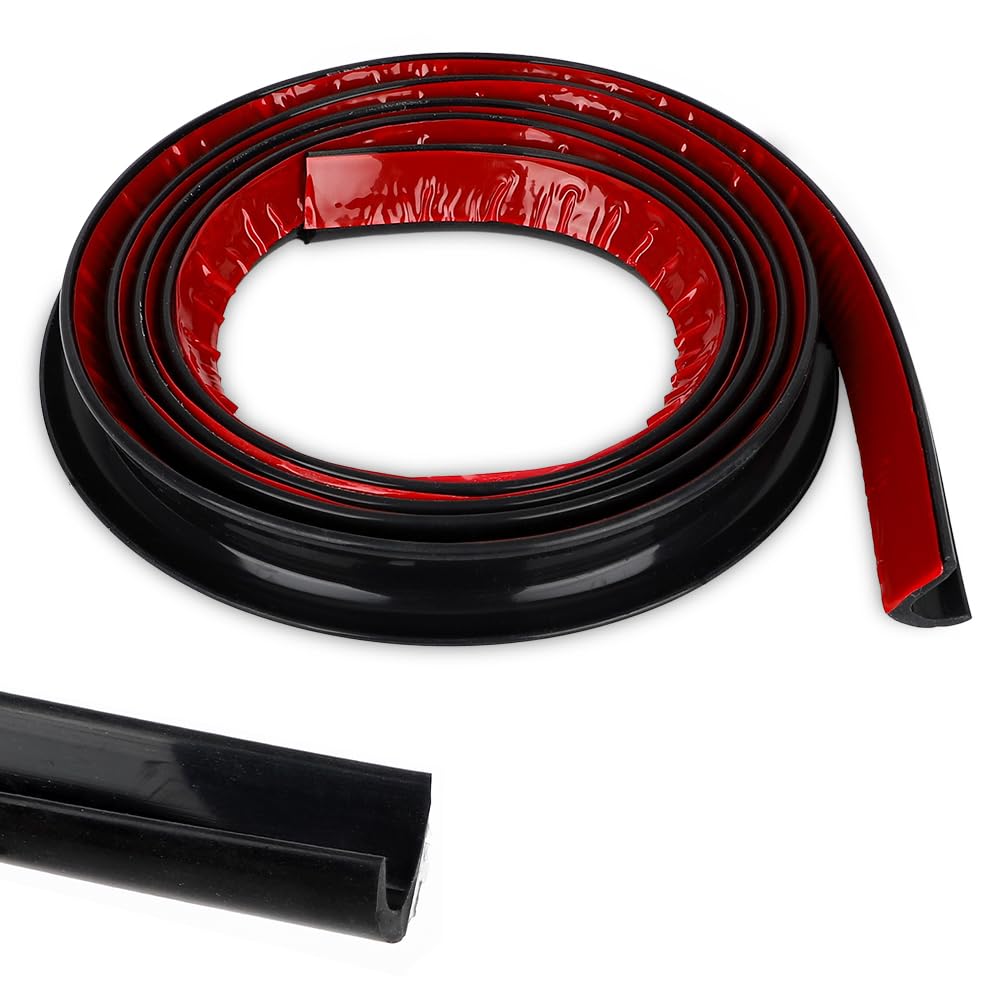 RV-Regenrinne Selbstklebend Schwarz 2.5m - J Shape Regenrinne Dach-Regenumleitungsstreifen für Wohnmobil, Fahrzeug, LKW, Boot, Auto, Van RV-Regenrinne Selbstklebend Schwarz 2.5m - J Shape Regenrinne Dach-Regenumleitungsstreifen für Wohnmobil, Fahrzeug, LKW, Boot, Auto, Van von EUBSWA
