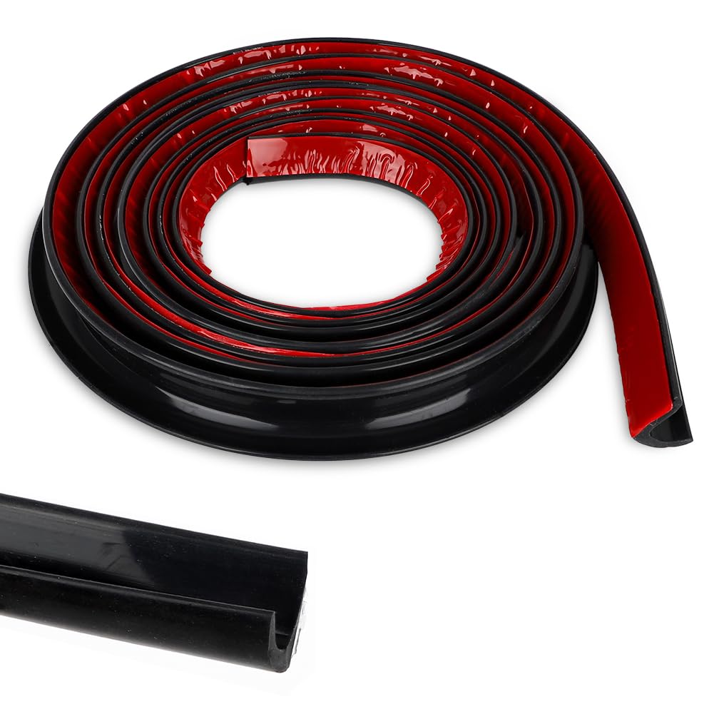 RV-Regenrinne Selbstklebend Schwarz 5m - J Shape Regenrinne Dach-Regenumleitungsstreifen für Wohnmobil, Fahrzeug, LKW, Boot, Auto, Van RV-Regenrinne Selbstklebend Schwarz 5m - J Shape Regenrinne Dach-Regenumleitungsstreifen für Wohnmobil, Fahrzeug, LKW, Boot, Auto, Van von EUBSWA