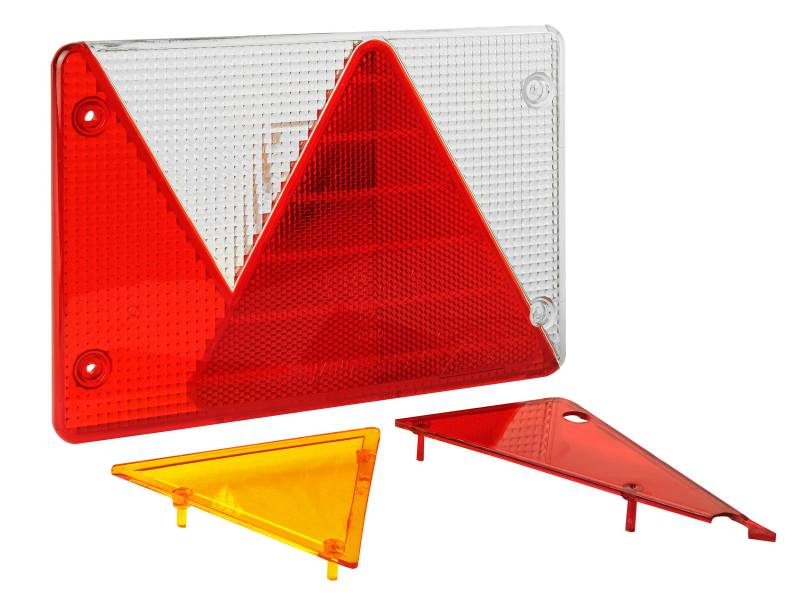 LAS EUFAB 10133 Lichtscheibe, links zu Multipoint IV mit NSL, 20 x 13,6 x 5,6 cm, rot von LAS