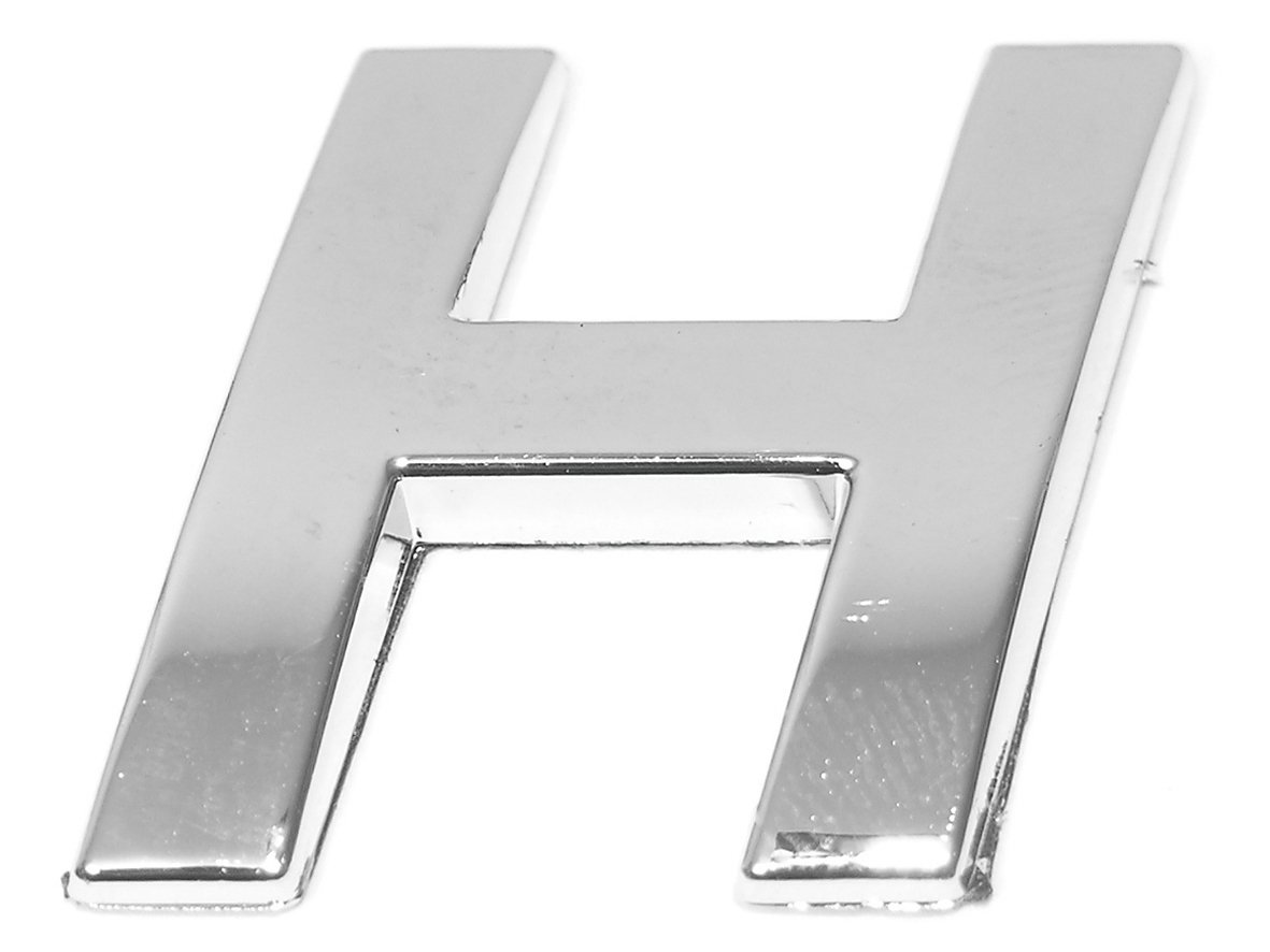 EUFAB 30318 3D-Buchstabe H Car-Logo von EUFAB