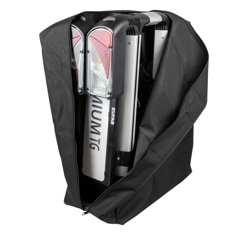 EUFAB Tasche Fahrradträger Premium TG Packtasche Aufbewahrungstasche Träger schwarz Packsack Reise von EUFAB