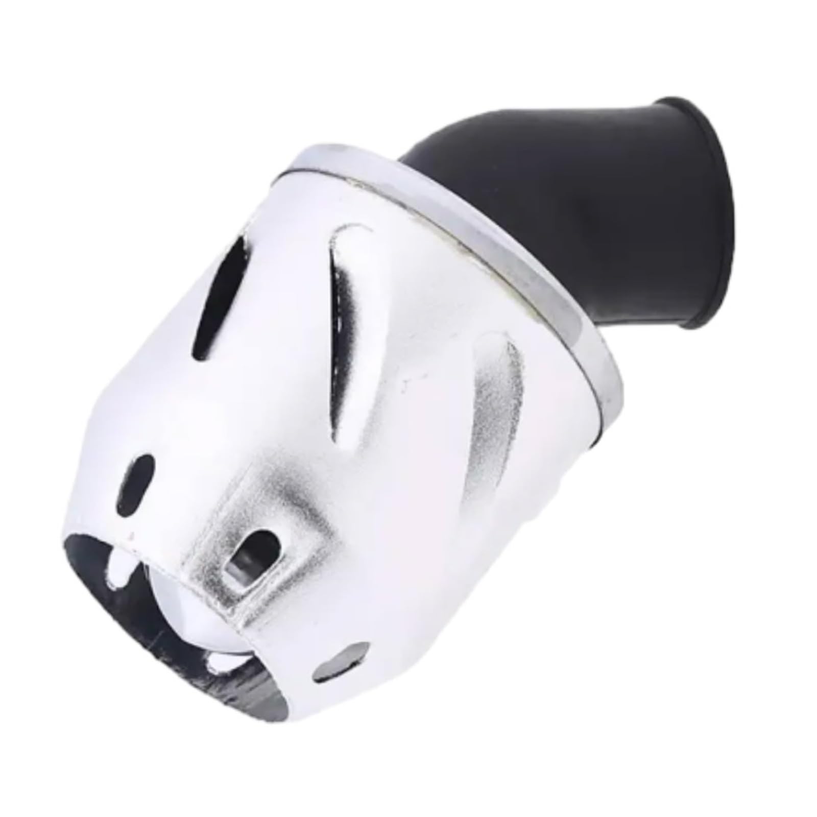 Motorrad Luftfilter 35mm Aluminium Legierung for Motorrad ATV Roller Pit Dirt Bike ATV Quad Bugg(Silver) von EUKYTIXF