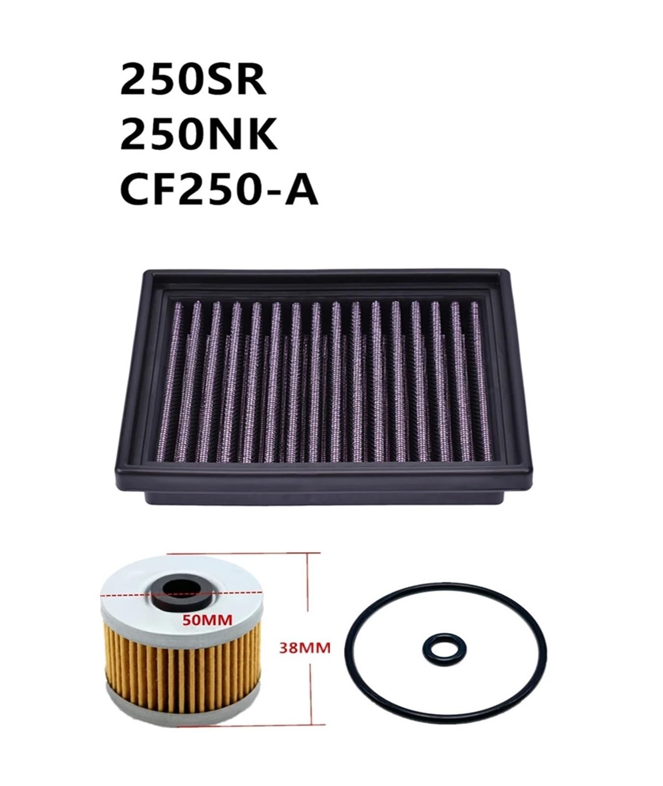 Motorrad Luftfilter for 250NK 250SR 300NK 300SR 450SR 450CL-C 450NK 450SRS 450MT 800NK 800MT(A - Set) von EUKYTIXF