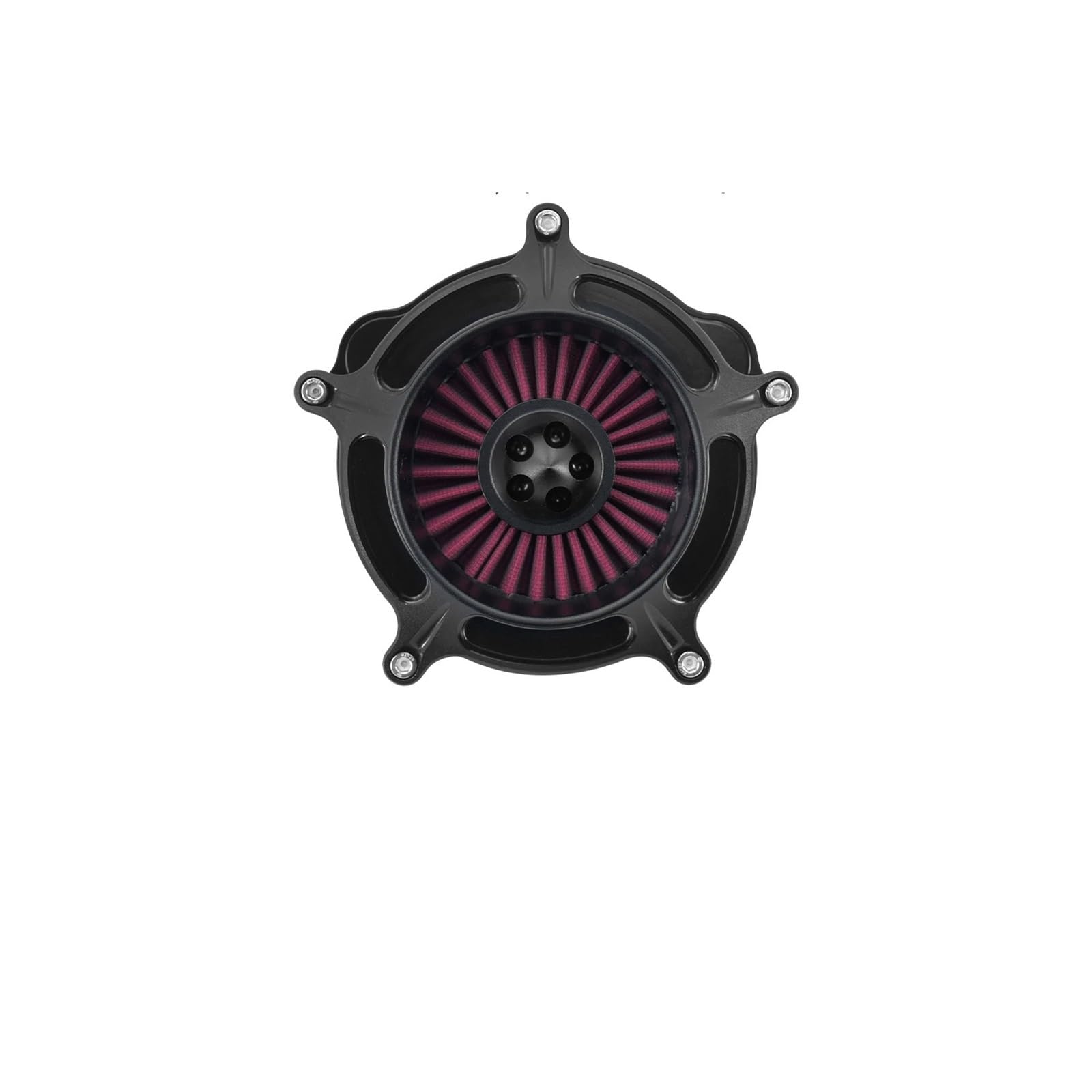Motorrad Luftfilter for Softail Fett Bob Sportster Touring FLHR FLHT Dyna FXDF(Red Air Filter A) von EUKYTIXF