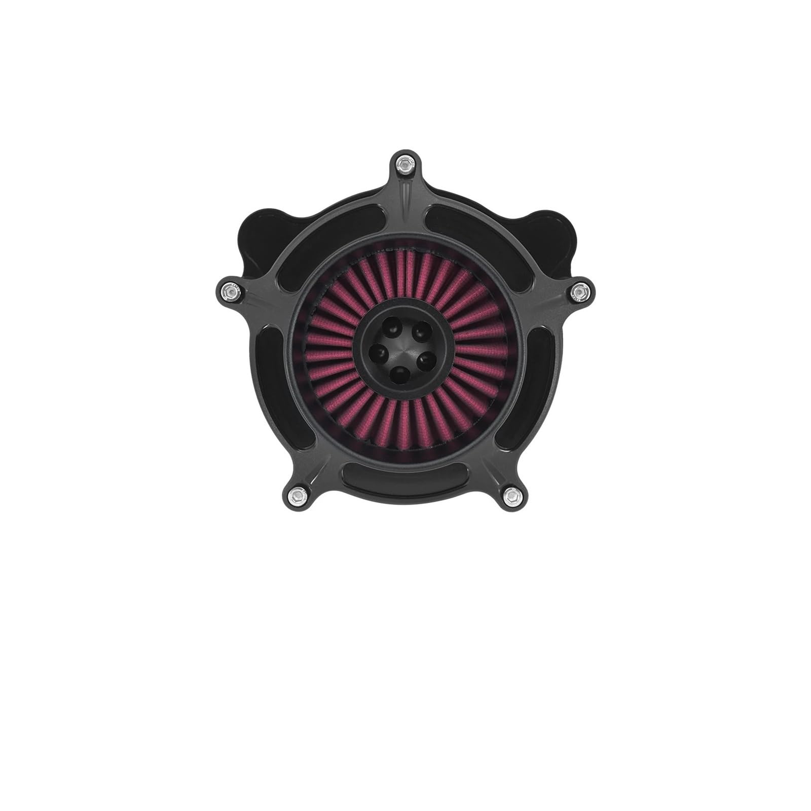 Motorrad Luftfilter for Softail Fett Bob Sportster Touring FLHR FLHT Dyna FXDF(Red Air Filter B) von EUKYTIXF