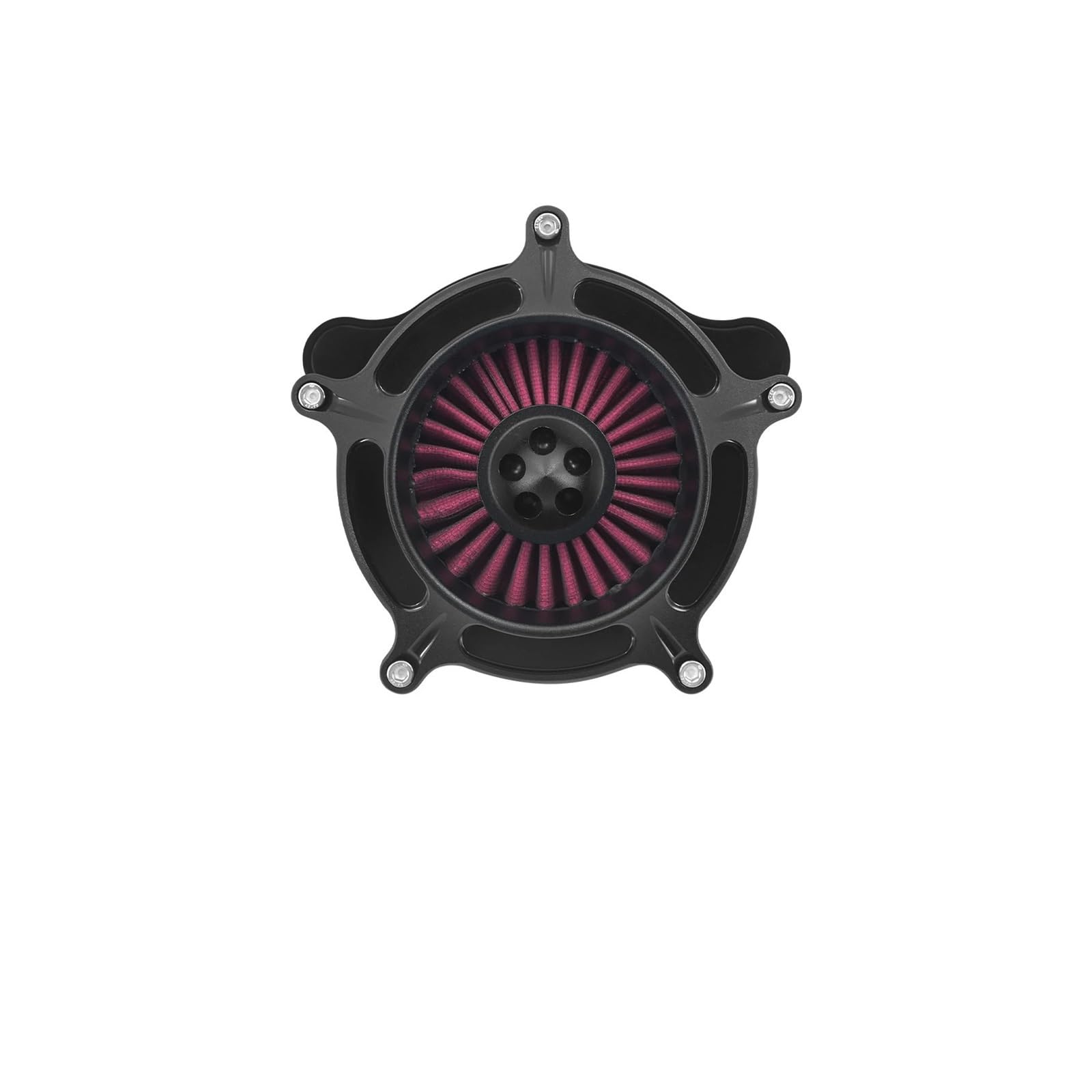 Motorrad Luftfilter for Softail Fett Bob Sportster Touring FLHR FLHT Dyna FXDF(Red Air Filter D) von EUKYTIXF