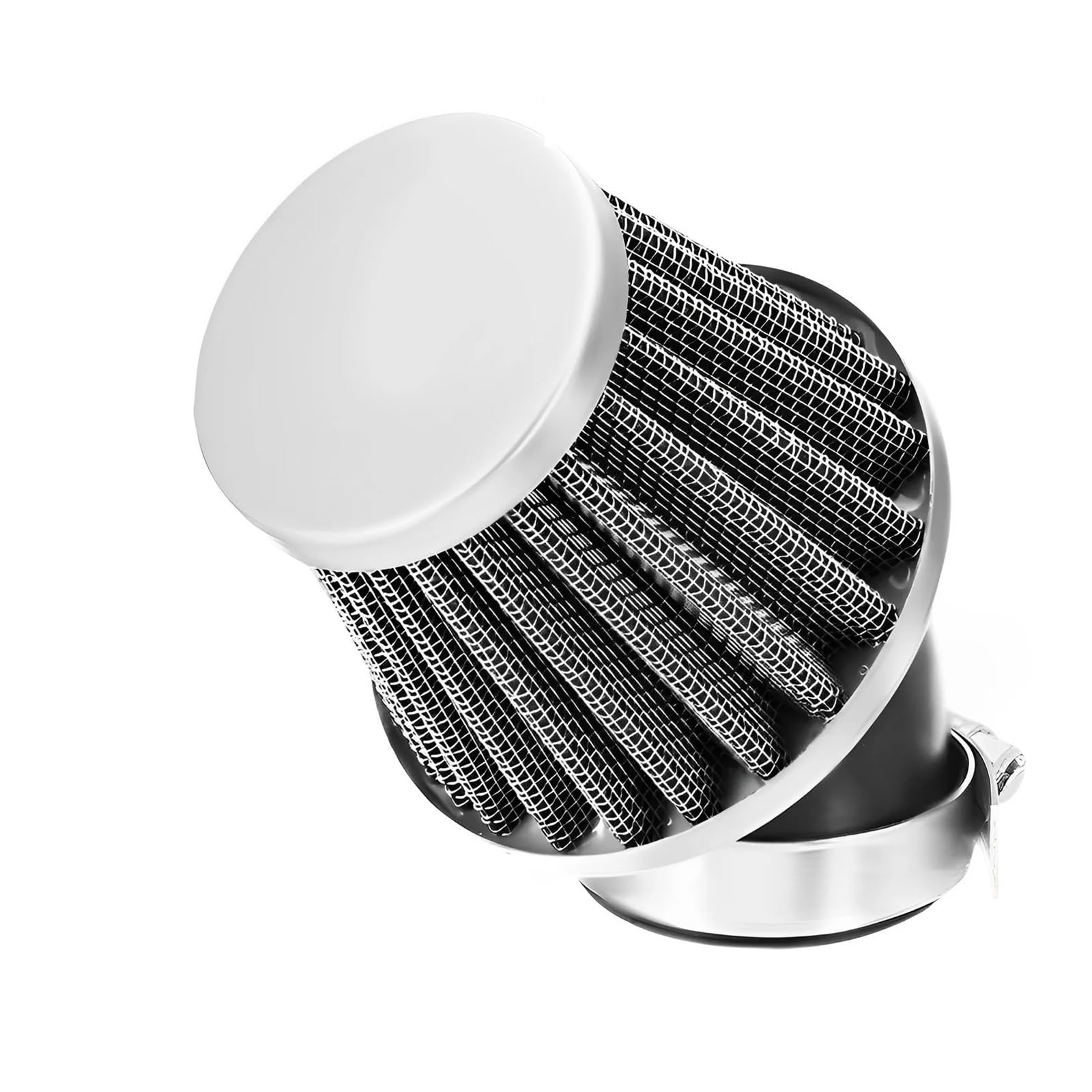 Universal-Luftfilter, 35 mm, 38/42/45/48/50 mm, Motorrad-Luftfilter for 50 cc, 110 cc, 125 cc, 140 cc, Motorrad, ATV, Roller, Pit, Dirt Bike(45mm) von EUKYTIXF