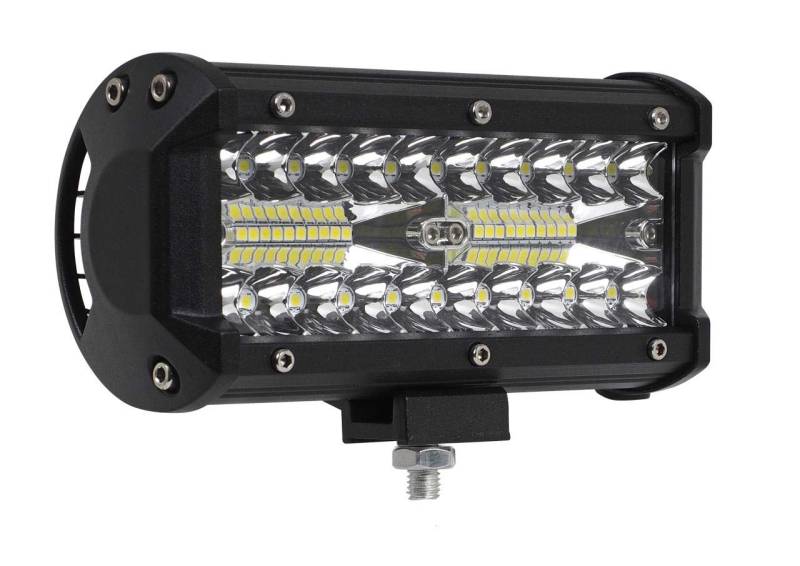 1x LED-Fernscheinwerfer Scheinwerfer Light Bar 7" 10cm 120 Watt 40x CREE LED Super Hell mit ECE-Zulassung Eintragungsfrei Straßenzulassung~ von EURALIGHT