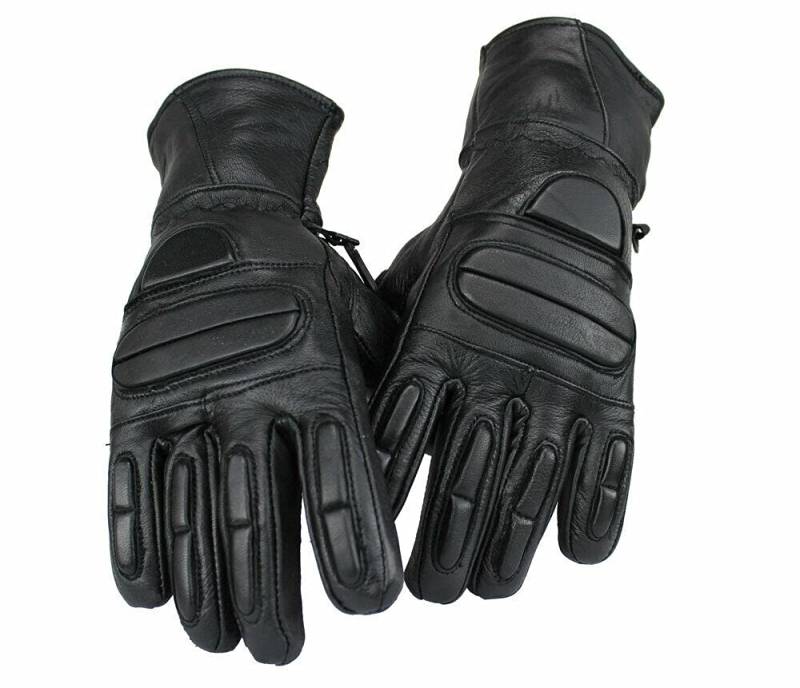 EURO STARS Motorradhandschuhe und Freizeit Handschuhe Lammleder Braun, Professionelle Handschuhe für Autofahren, Radfahren, Camping Outdoor (S, Schwarz) von EURO STARS