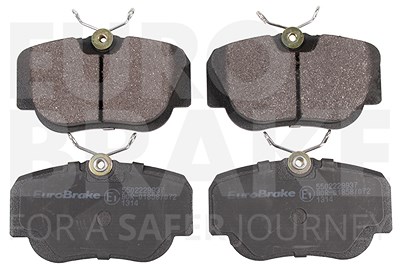 Eurobrake Bremsbeläge Vorderachse [Hersteller-Nr. 5502229937] für Mercedes-Benz von EUROBRAKE