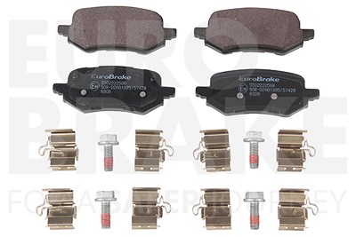 Eurobrake Bremsbelagsatz, Scheibenbremse [Hersteller-Nr. 5502222598] für Ford von EUROBRAKE