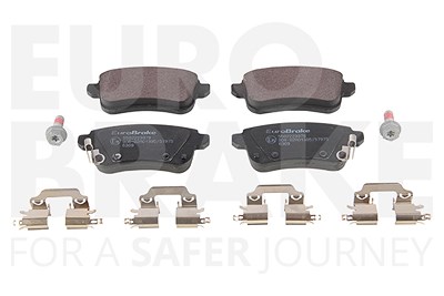 Eurobrake Bremsbelagsatz, Scheibenbremse [Hersteller-Nr. 5502223979] für Renault von EUROBRAKE