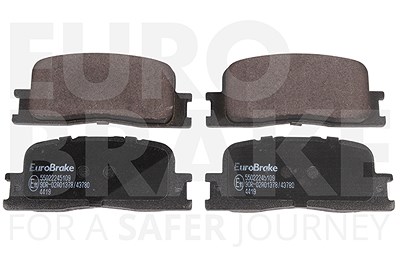 Eurobrake Bremsbelagsatz, Scheibenbremse [Hersteller-Nr. 55022245109] für Lexus, Toyota von EUROBRAKE