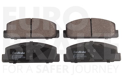 Eurobrake Satz Bremsbeläge Hinterachse [Hersteller-Nr. 5502223240] für Mazda von EUROBRAKE