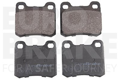 Eurobrake Satz Bremsbeläge Hinterachse [Hersteller-Nr. 5502223306] für Mercedes-Benz von EUROBRAKE