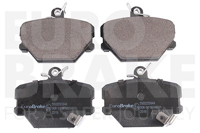 Eurobrake Satz Bremsbeläge Vorderachse [Hersteller-Nr. 5502223344] für Smart von EUROBRAKE