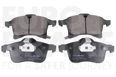 Eurobrake Satz Bremsbeläge Vorderachse [Hersteller-Nr. 5502223633] für Opel, Vauxhall von EUROBRAKE