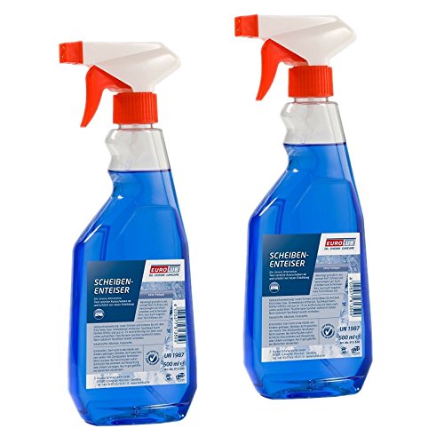 2x 500ml Eurolub Scheibenenteiser Enteiserspray Scheiben Enteiser Spray Sprühflasche von EUROLUB