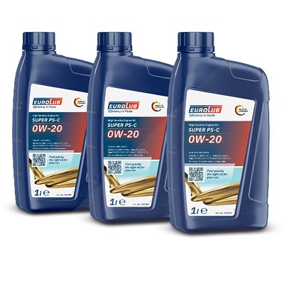 Eurolub 3x 1 L SUPER PS-C 0W-20 von EUROLUB