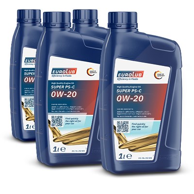 Eurolub 4x 1 L SUPER PS-C 0W-20 von EUROLUB