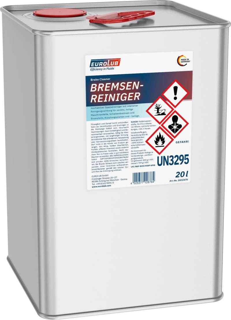 EUROLUB Bremsenreiniger, 20 Liter von EUROLUB