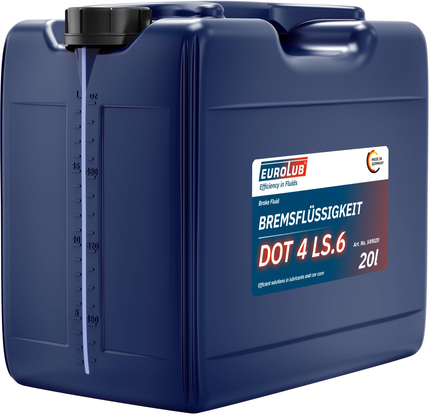 EUROLUB Bremsflüssigkeit DOT4 LS.6 (Class6), 20 Liter von EUROLUB