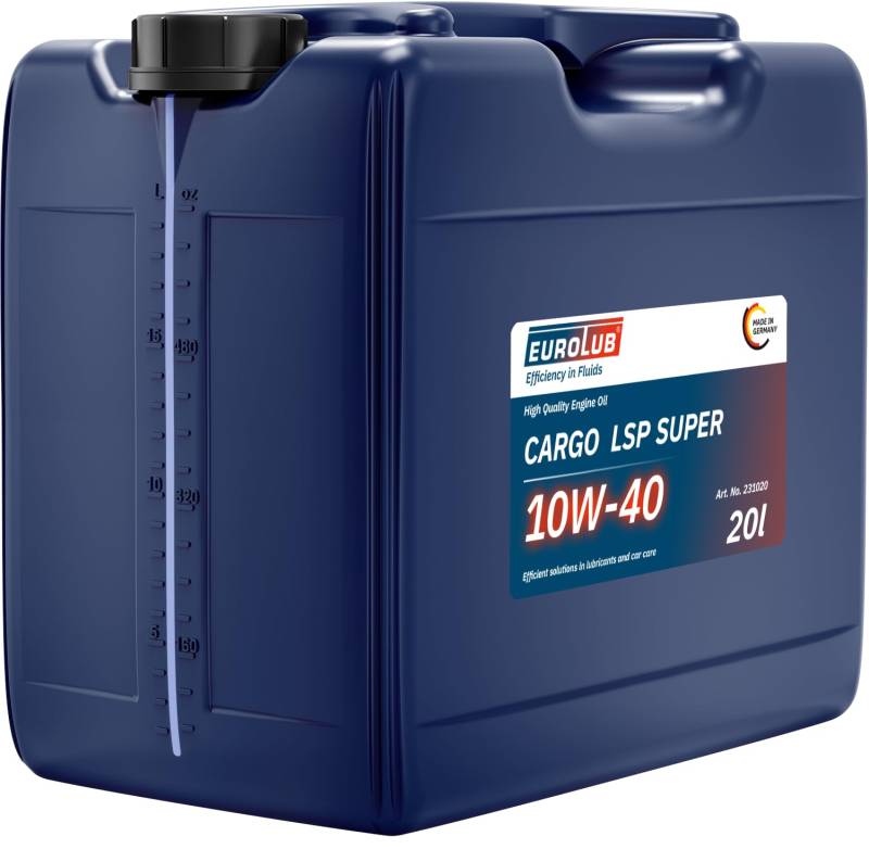 EUROLUB CARGO LSP SUPER SAE 10W-40 Motoröl, 20 Liter von EUROLUB
