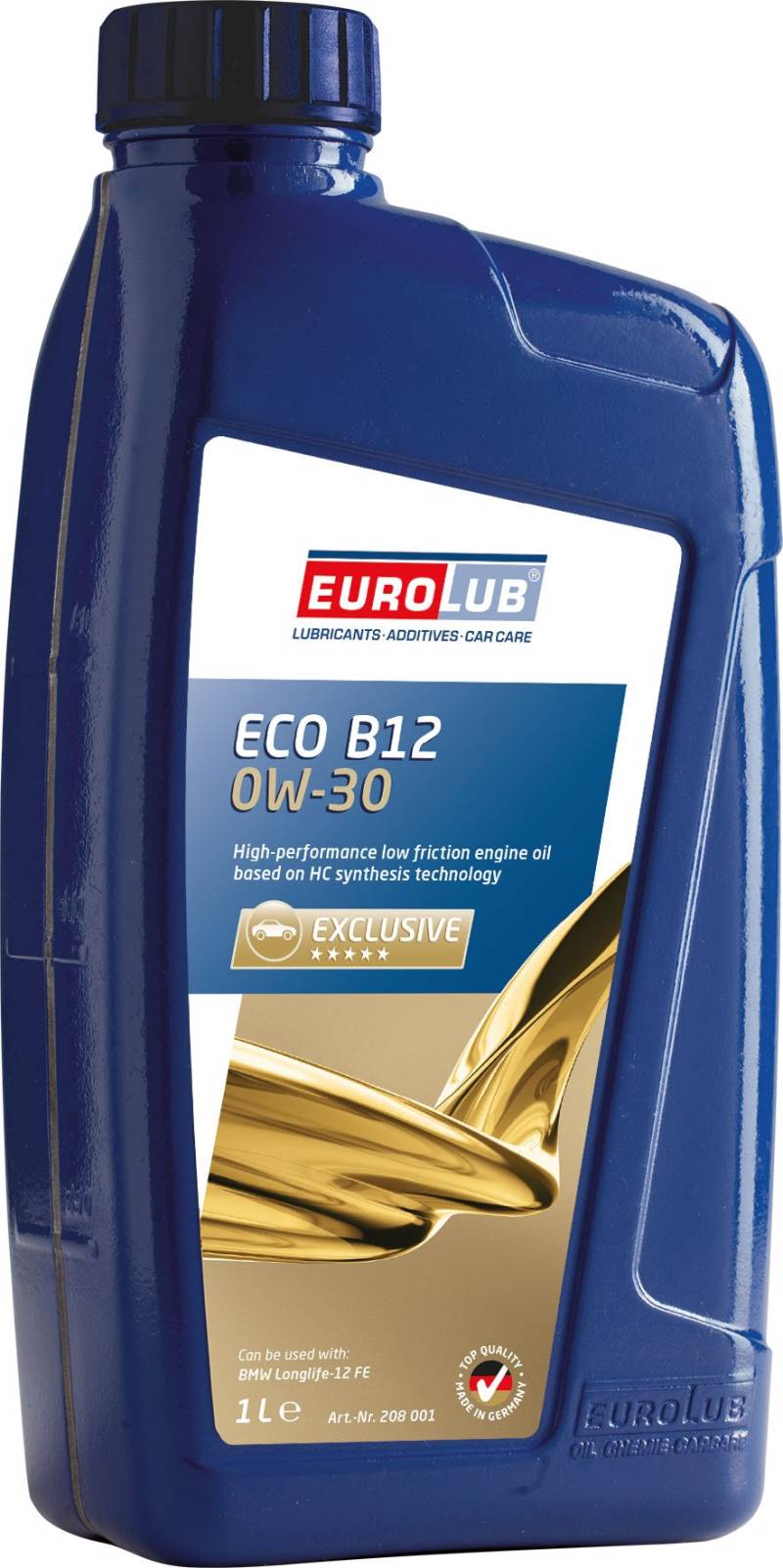 EUROLUB ECO B12 SAE 0W-30 Motoröl, 1 Liter von EUROLUB